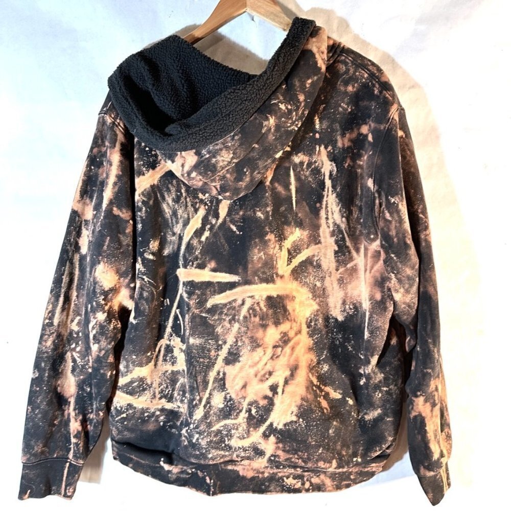 Levis PLUSH Sweatshirt Hoodie Size XL Extra Large Grunge Thick Acid Wash Heavy - Picture 5 of 6